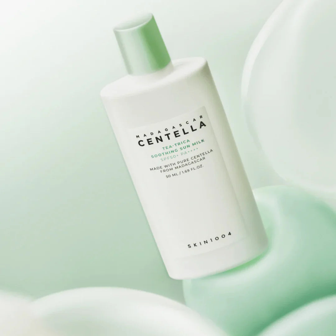 SKIN1004 Madagascar Centella Tea-Trica Soothing Sun Milk (Piel Sensible y/o con Granitos)