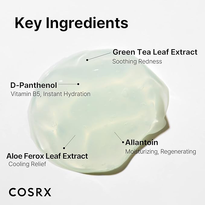 COSRX Hydrium Green Tea Aqua Crema de gel calmante de 50 ml
